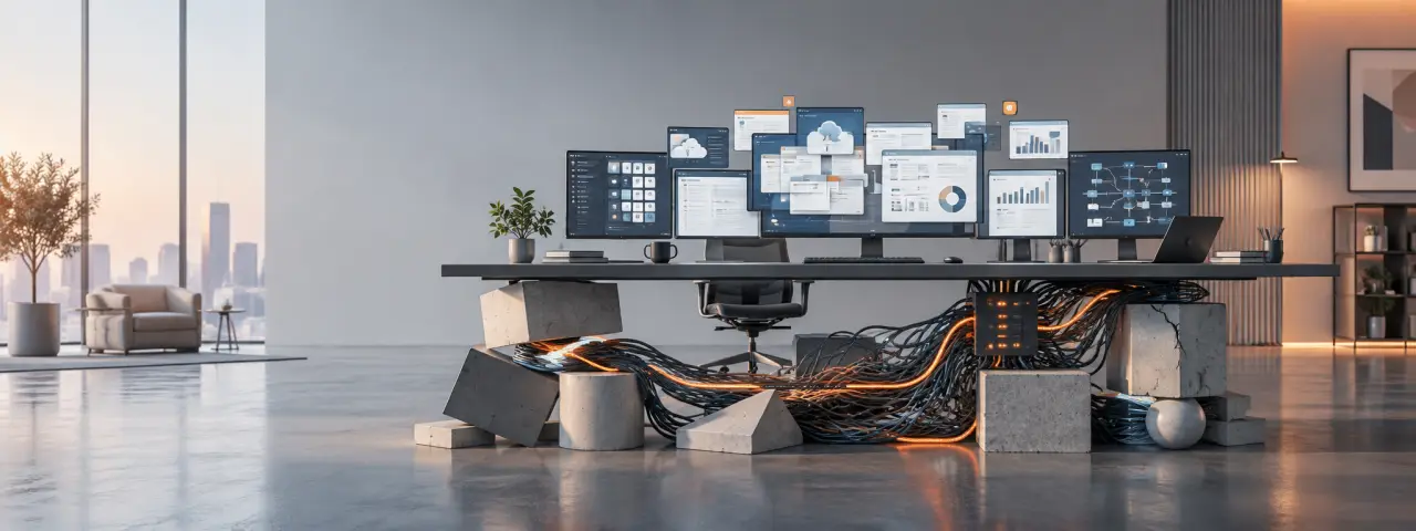 Logiciels professionnels : plus d’outils, moins d’efficacité quand le socle est mal choisi