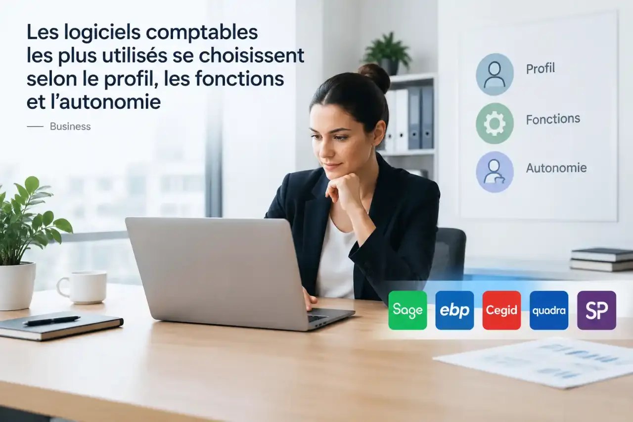 Les logiciels comptables les plus utilisés se choisissent selon le profil, les fonctions et l’autonomie
